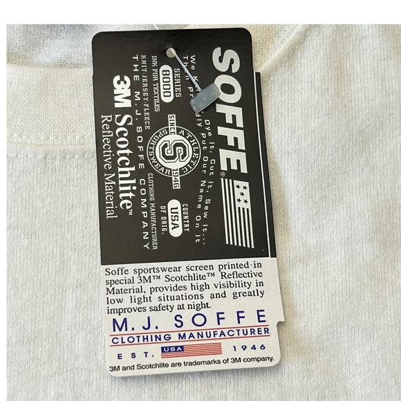 Soffe US Navy T-Shirt Mens M White United States Military Reflective Graphic Tee - Picture 4 of 13